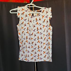 SM Wardrobe. Size Small. Cute Bird tank top.